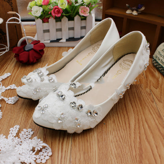White Lace Kitten Heels – Perfect for Weddings & Special Occasions